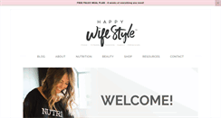 Desktop Screenshot of happywifestyle.com